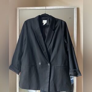 H&M Oversized Black Blazer
